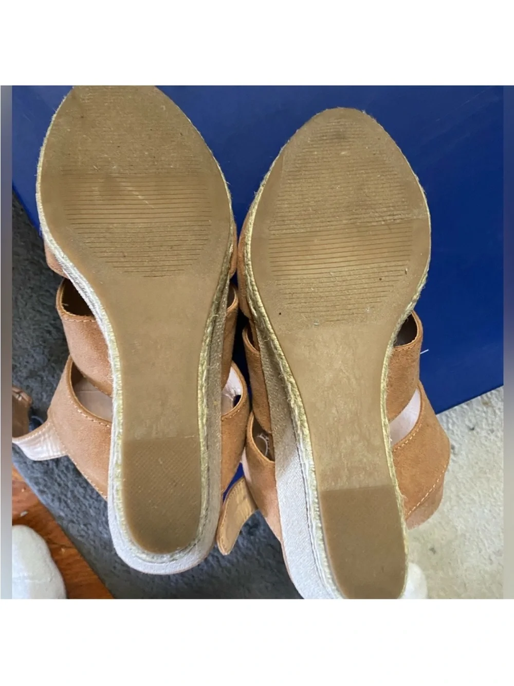 Apt.9 Wedge Sandals Cutout Sandal 7.5 